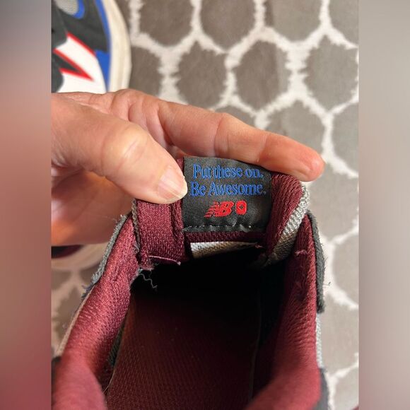 New Balance Collab w FIGS Red and Blue Athletic Shoes with Mesh and Suede comfy - Picture 12 of 13